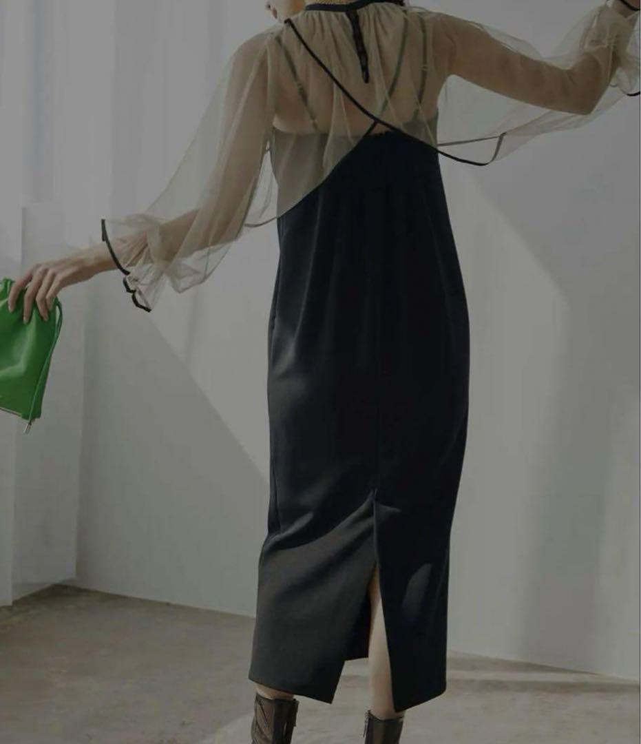ワンピース ameri vintage many way tulle veil dress