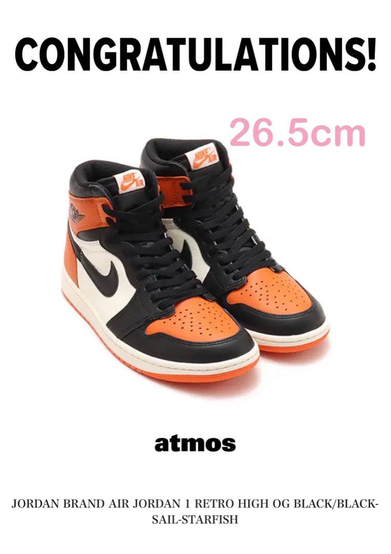 Nike Air Jordan 1 Retro High OG 26.5cm