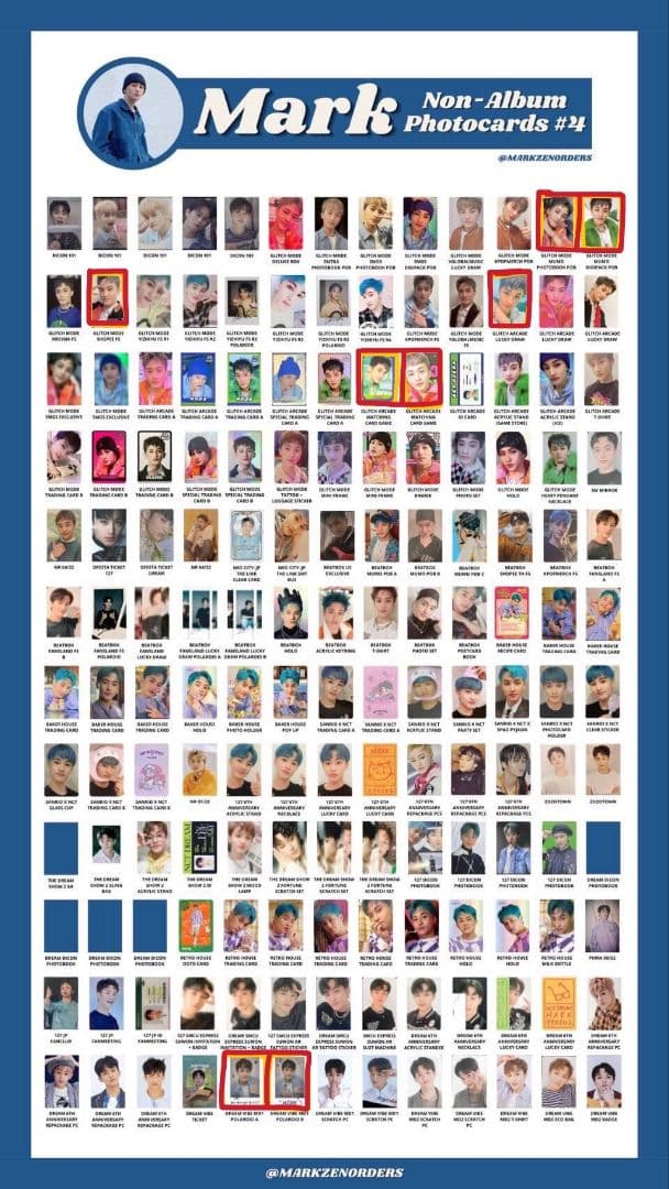 NCT DREAM NCT127 マーク トレカ セット まとめ | frigoservis.rs