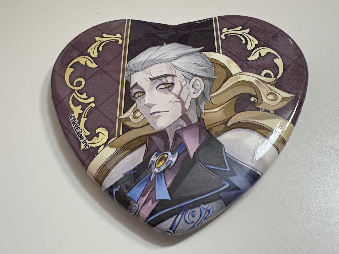 第五人格 スイパラ アカデミー カフェ 隠者 ハート 缶バッジ