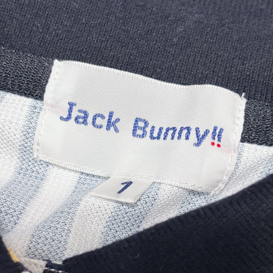 美品 Jack Bunny!! ドラえもん コラボ ポロシャツ ストライプ
