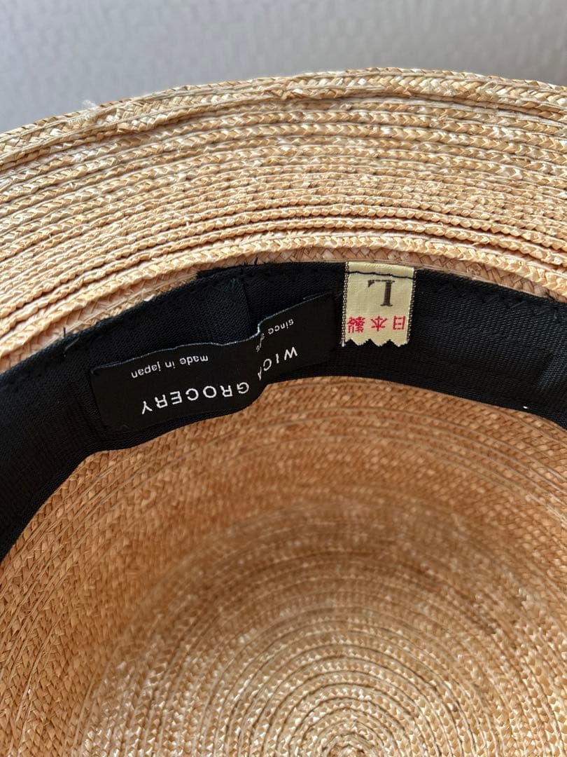 『お値下げ』ハット 麦わら帽子 ウィカグロサリー wica grocery 2025年最新】Wica grocery ウィカグロサリー 麦わら帽子の人気アイテム