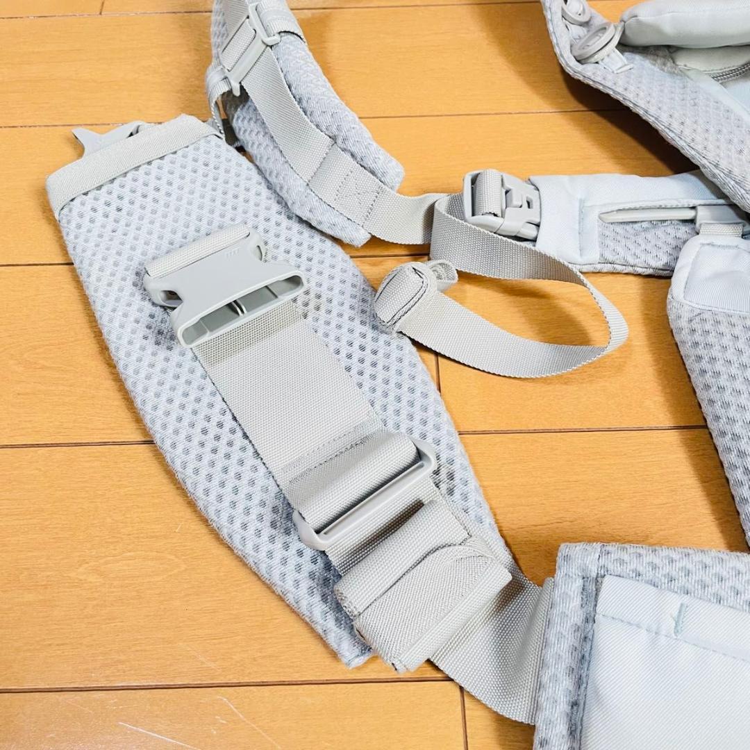 【美品】エルゴベビー オムニブリーズ ベビーキャリア パールグレー 抱っこ紐
