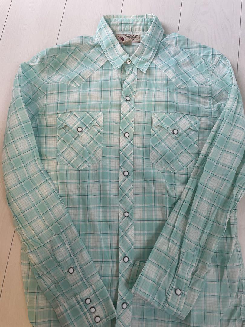 RRL 長袖シャツ L チェック