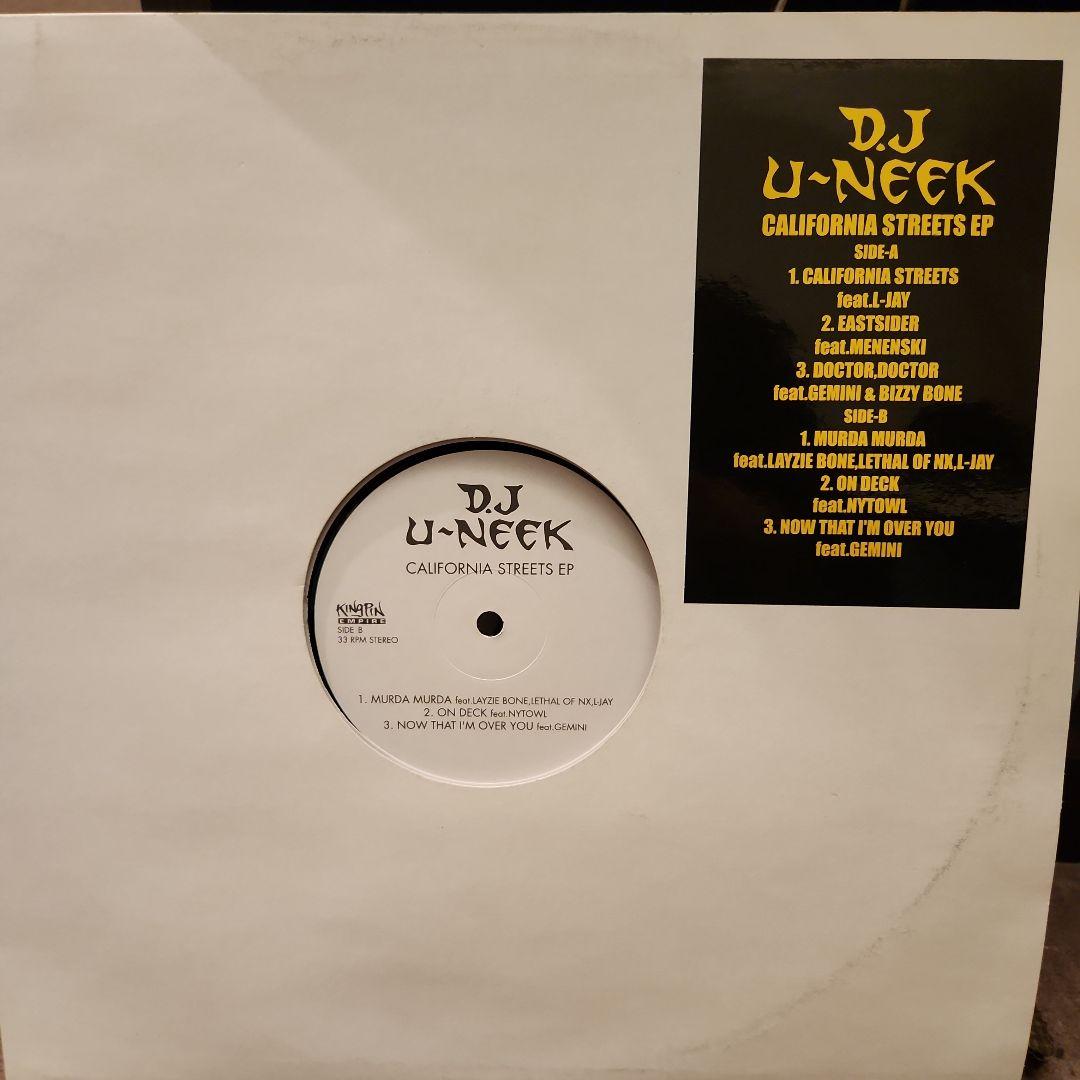 邦楽 DJ U-NEEK CALIFORNIA STREETS EP