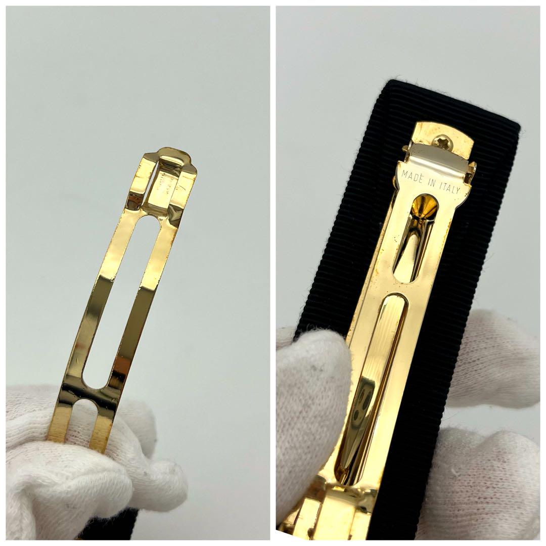 【美品】サルヴァトーレフェラガモ ヴァラリボン バレッタ ホワイト