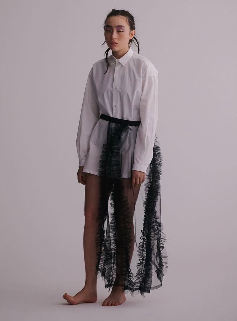 CITYSHOP MARGEシアー巻きスカート SIZE