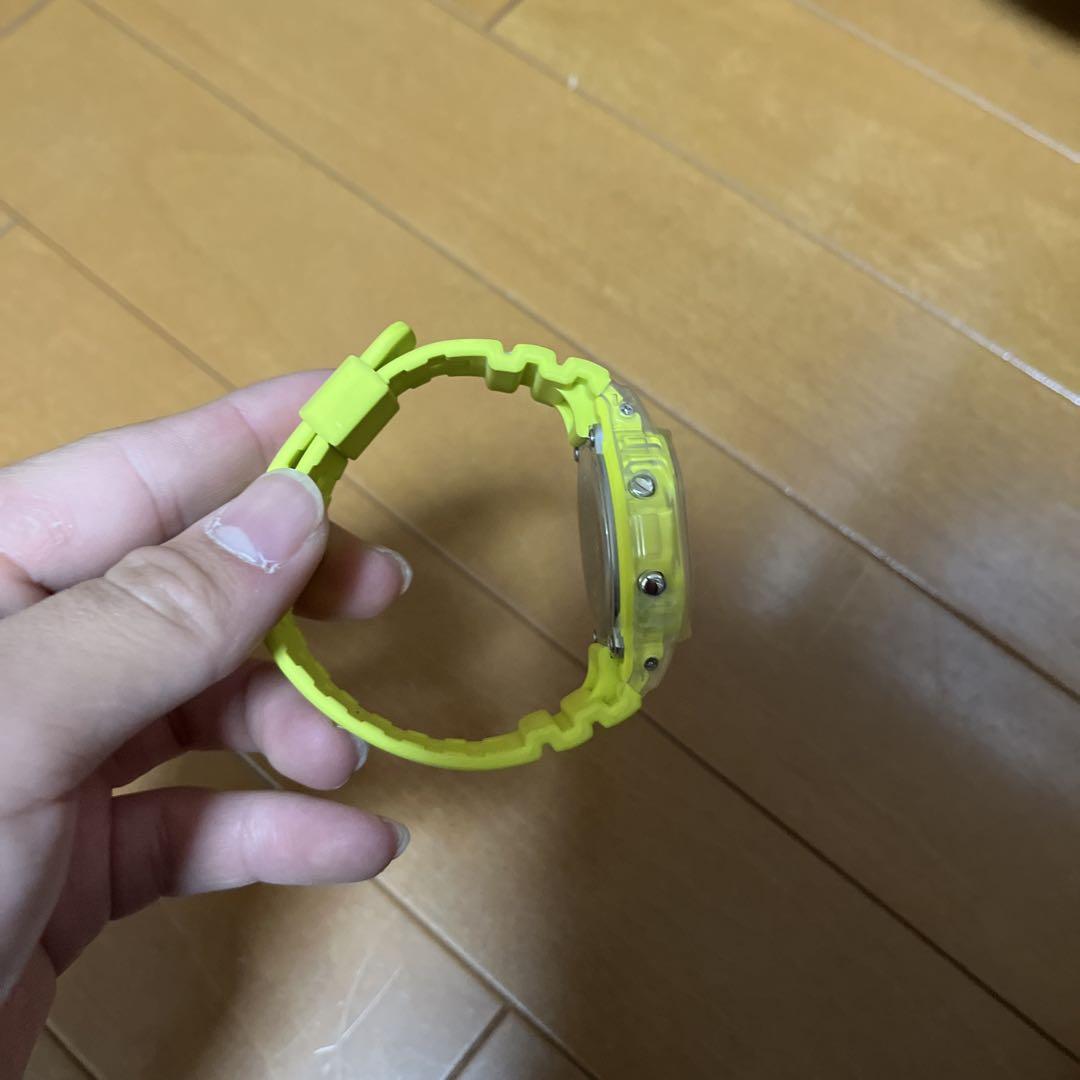 【プリン】CASIO G-SHOCK イエロー デジタル腕時計