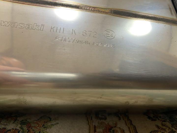 限定セールSALE カワサキ K672 2020年モデル ほぼ新車取外 KL97p-m70853440556 H2SX-SE 純正マフラー 正規品安い