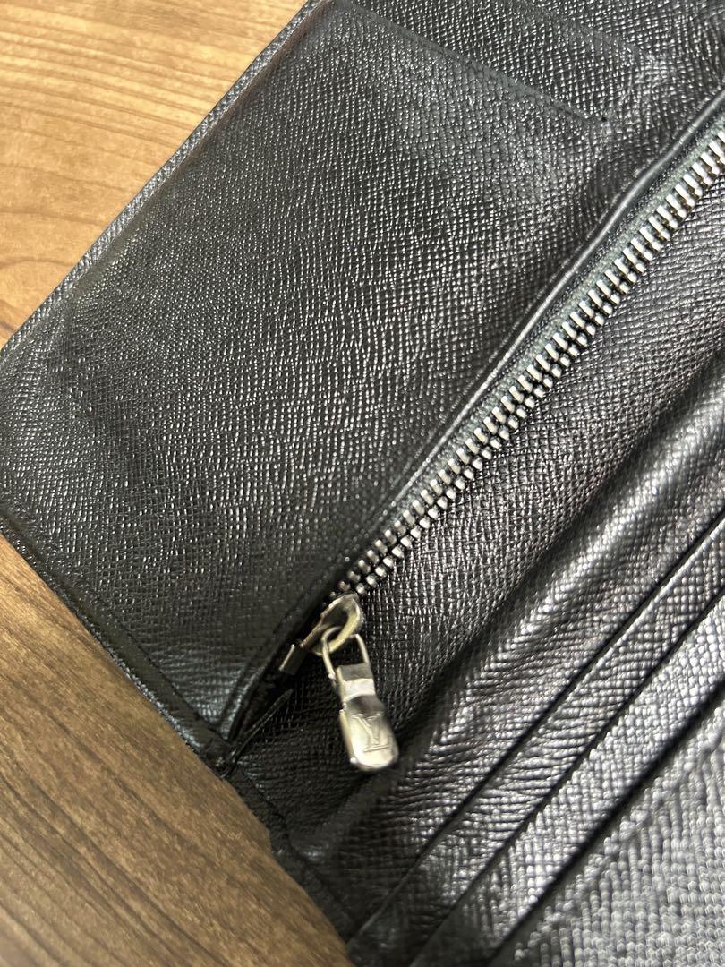 LOUIS VUITTON 二つ折り長財布 グラフィット ポルトフォイユ ブラザ