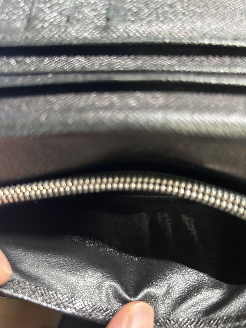 LOUIS VUITTON 二つ折り長財布 グラフィット ポルトフォイユ ブラザ