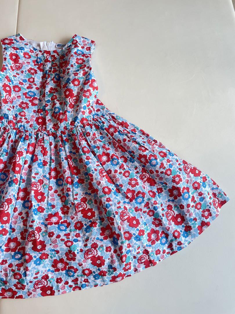 美品☺︎ JACADI リバティ生地　ワンピース