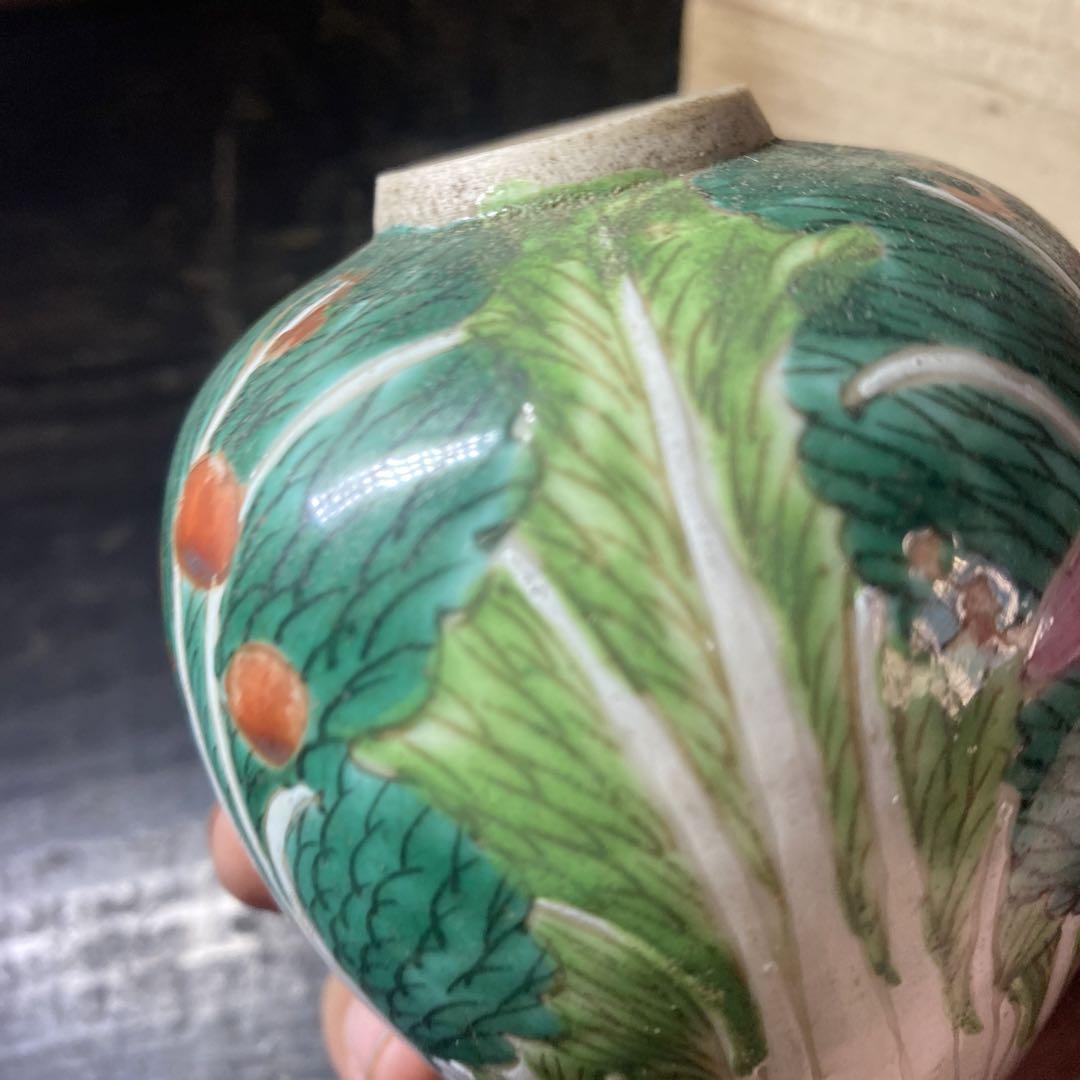 中国色絵振出【桐箱付】 工芸品