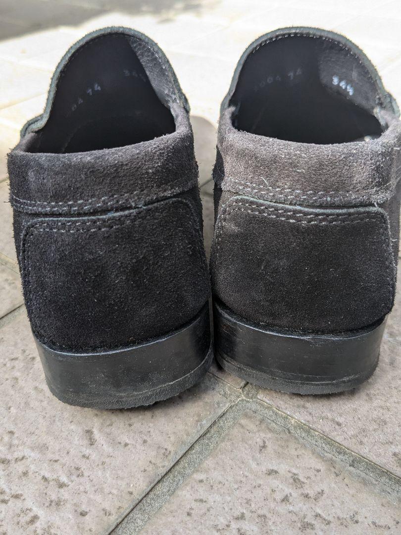 GUCCI 黒 スエード ローファー