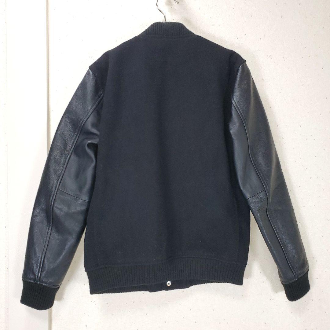 希少 レディース M ジャーナルスタンダード 袖革 本革 スタジャン 黒 ジャーナルスタンダード 牛革レザー 袖革スタジャン ジャケット