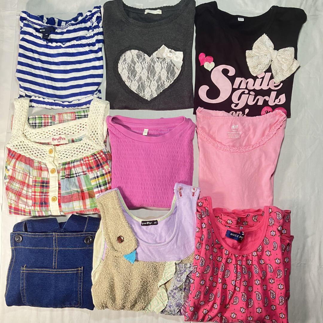 キッズ服 女の子まとめ売り34点150〜160 キッズ服 15点セット (130-140㎝） 夏物 女の子 まとめ売り