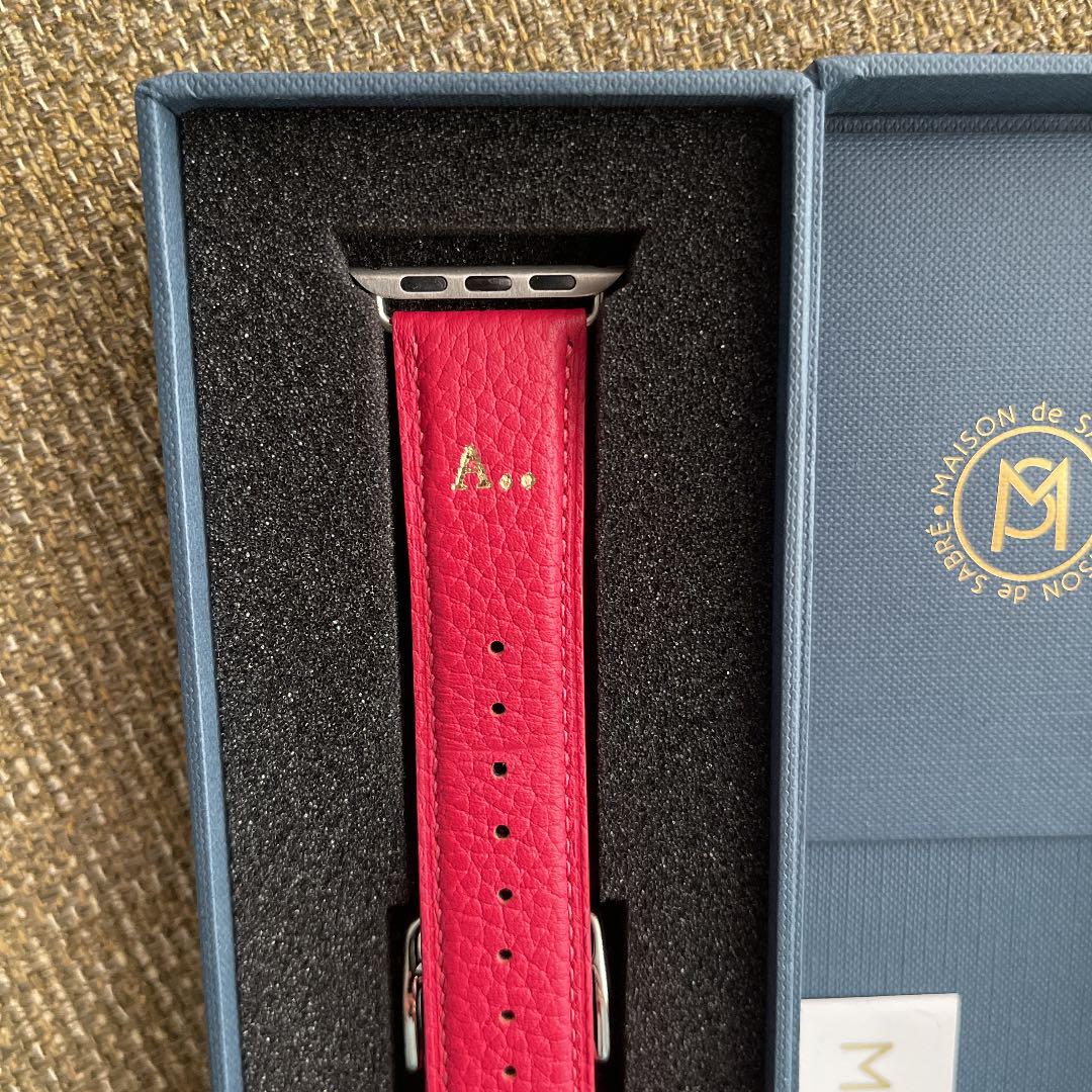 豊富な好評 メゾンドサブレ AppleWatchバンド 38.40.41mm用 レザーベルト cGUPM-m70860975510 お得爆買い