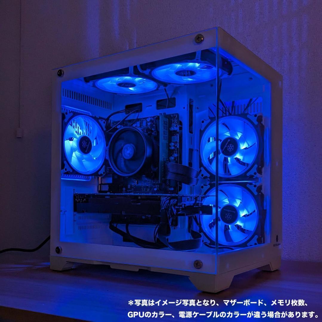[GOLD]白い光る✨ゲーミングPC✨フルセット✨RTX3060Ti@