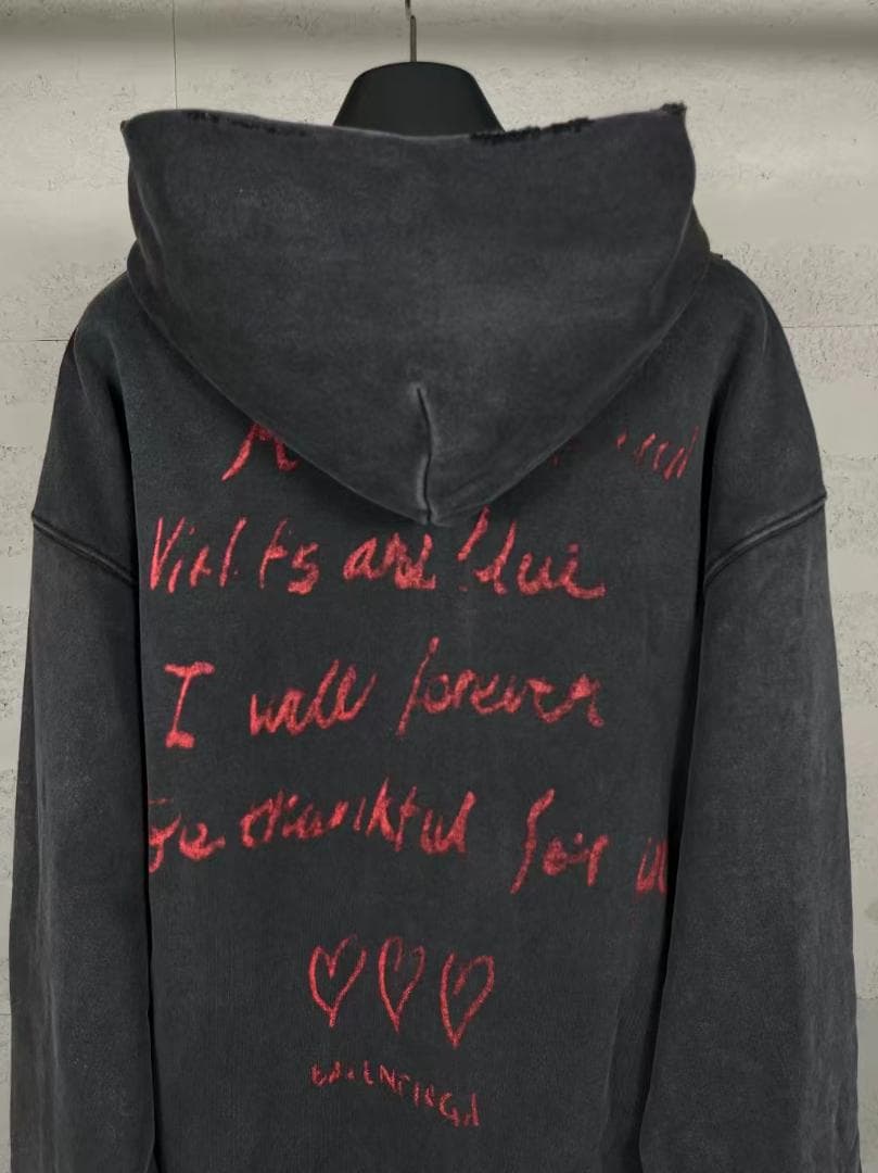 Balenciaga Happy Valentine's パーカー L Balenciaga Happy Valentine's パーカー L