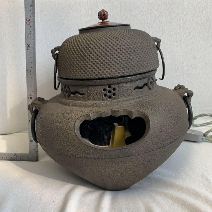れなし 茶釜一式 電気炉 x7CgE-m70862200344 美品 ⋞います