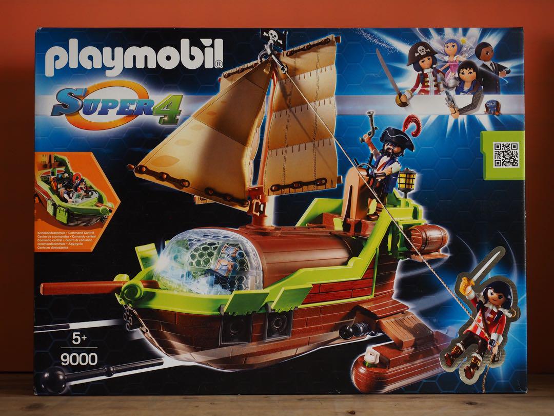 新品未開封 Playmobil SUPER4 9000 空飛ぶ海賊船