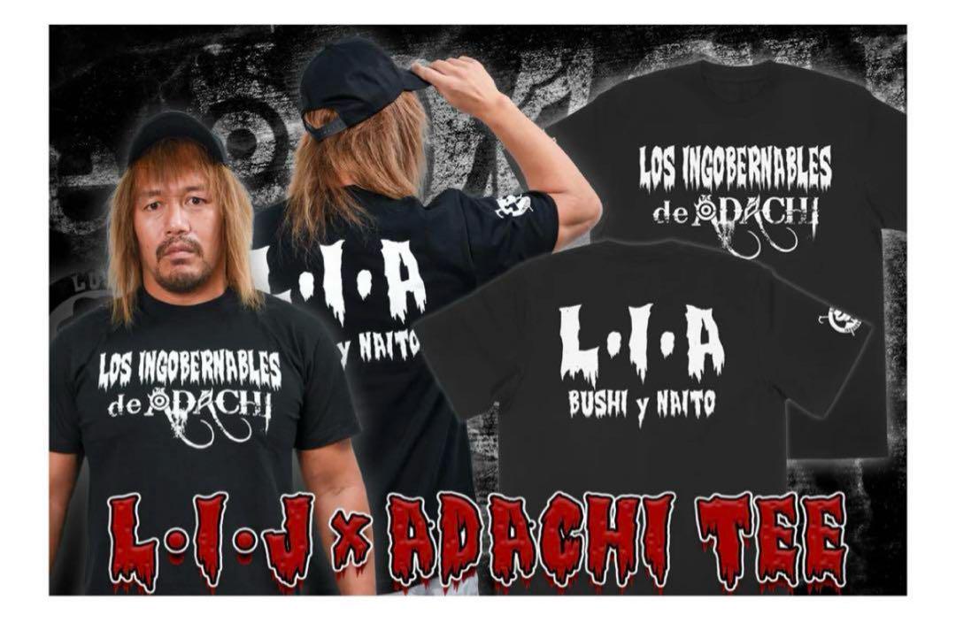 L・I・J×ADACHI ロスインゴベルナブレスデハポン Tシャツ　XL