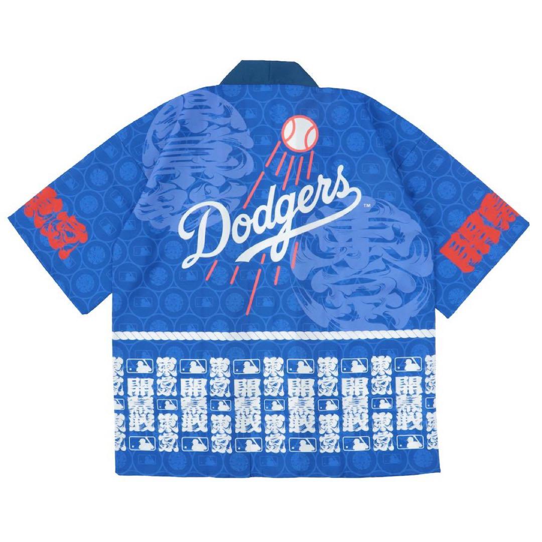 MLB 東京シリーズ ドジャース 法被 ハッピ はっぴ ブルー ③