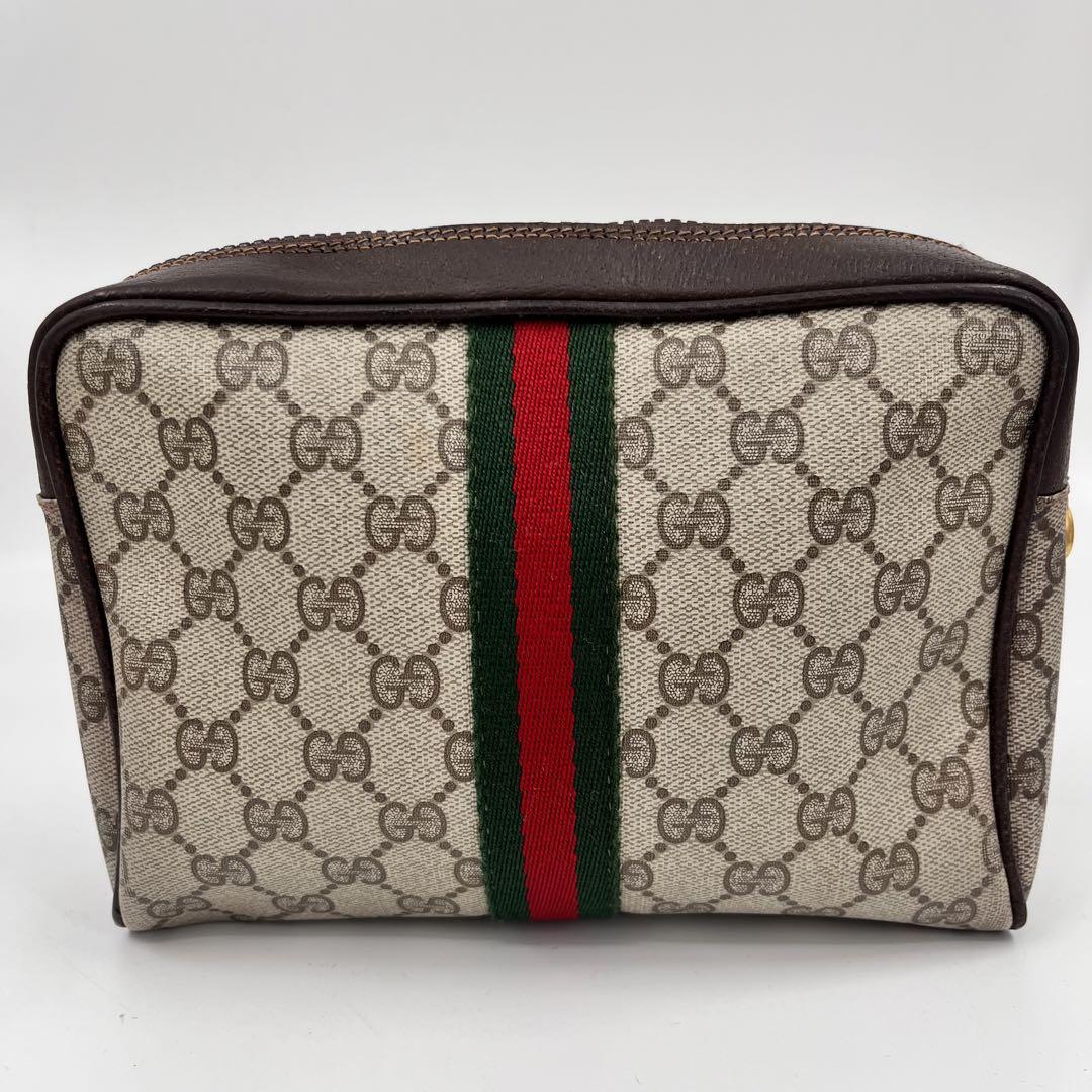 GUCCI グッチ クラッチバッグ セカンドバッグ PVC GG シェリーライン