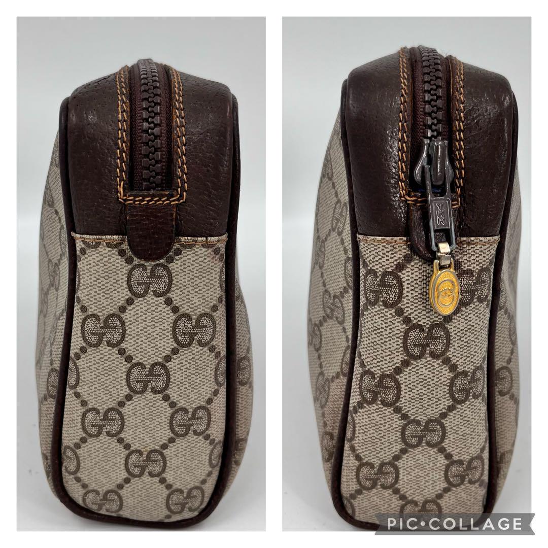 GUCCI グッチ クラッチバッグ セカンドバッグ PVC GG シェリーライン