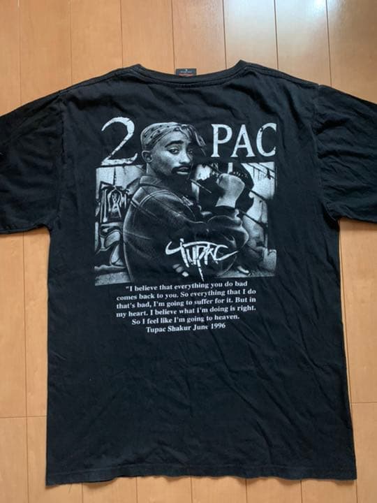 2PAC ヴィンテージ Tシャツ rapT | deliciousfood.com.sa