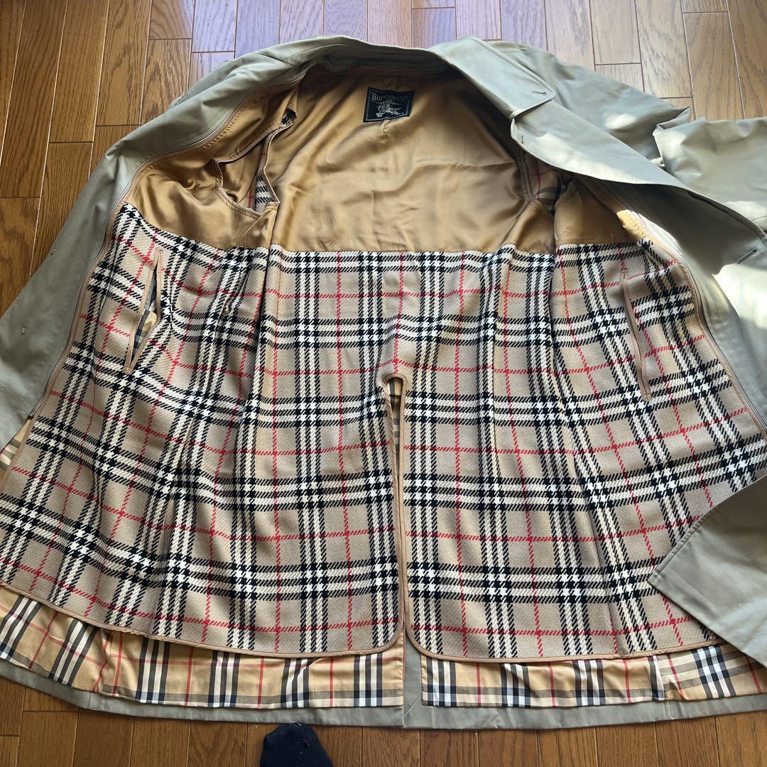 Burberry's ステンカラーコート ライナー付き　ライトカーキ