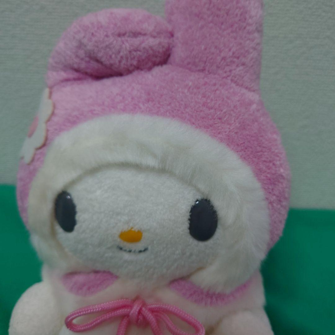 マイメロディ　ぬいぐるみ　雪だるま　ふわふわ　マスコット　2003　レトロ　レア