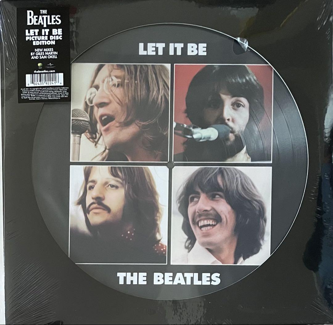 新品未開封！ビートルズLP/レットイットビー　ピクチャー・ディスク・エディション