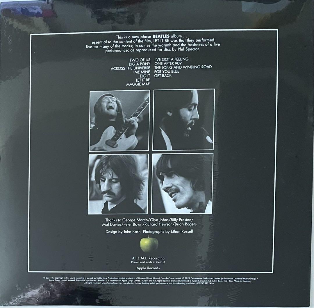 新品未開封！ビートルズLP/レットイットビー　ピクチャー・ディスク・エディション