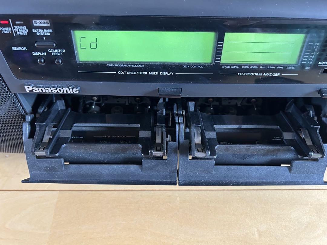 Panasonic RX-DT9 ラジカセ　リモコン付き