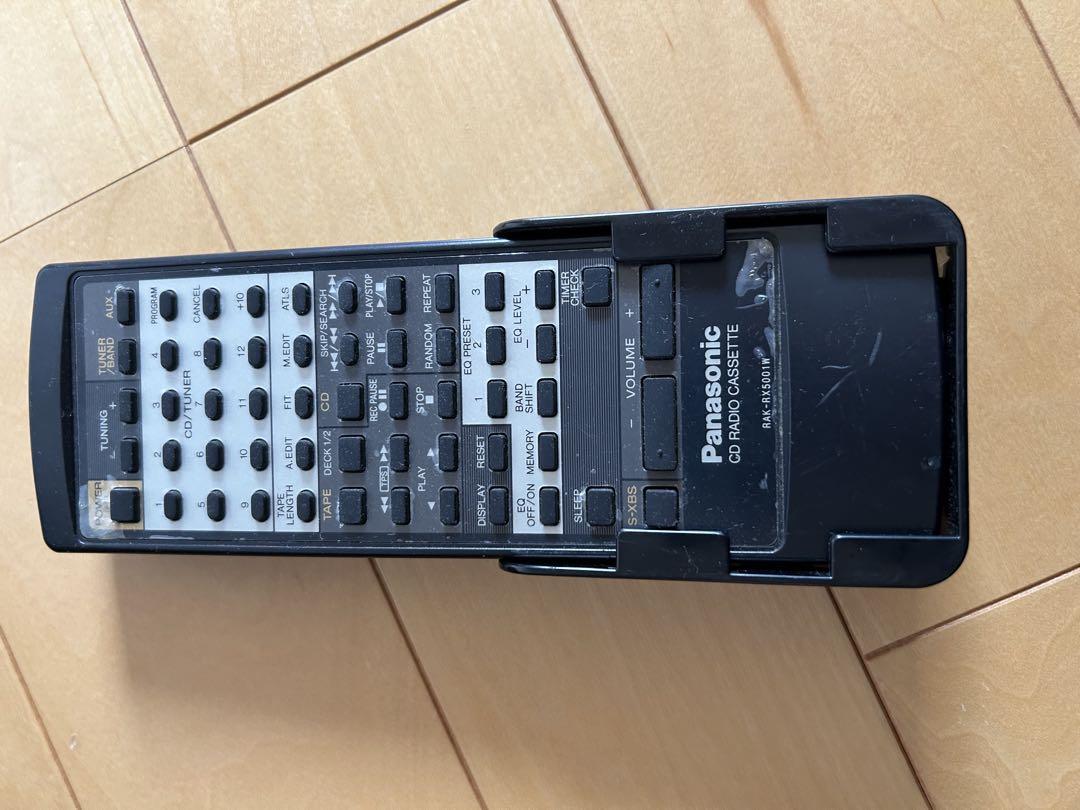 Panasonic RX-DT9 ラジカセ　リモコン付き