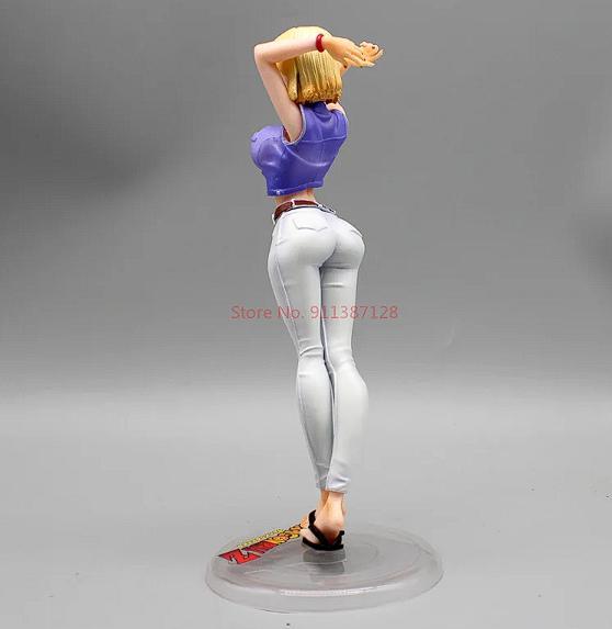 ✓新品ドラゴンボール18号セクシーフィギュア 約20.5cm PVC