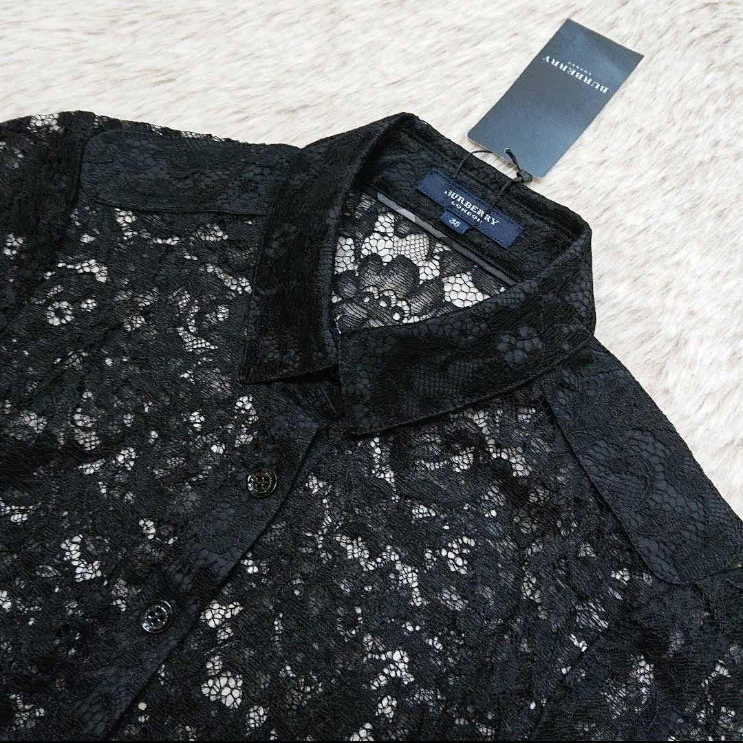 ☆新品☆ BURBERRY／バーバリー レース ブラウス 38