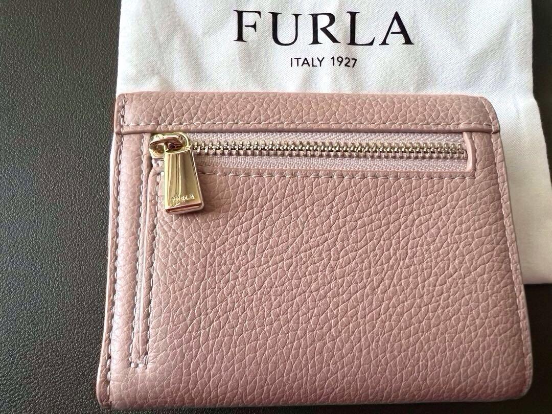 FURLA フルラ FULRA 三つ折り財布 （ピンクベージュ
