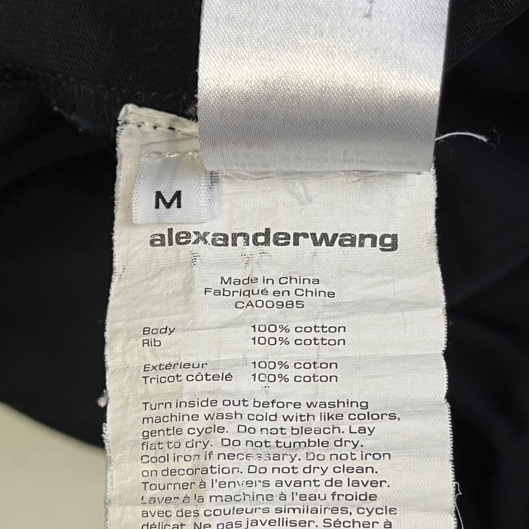 ALEXANDER WANG ロゴ ロンT ブラック