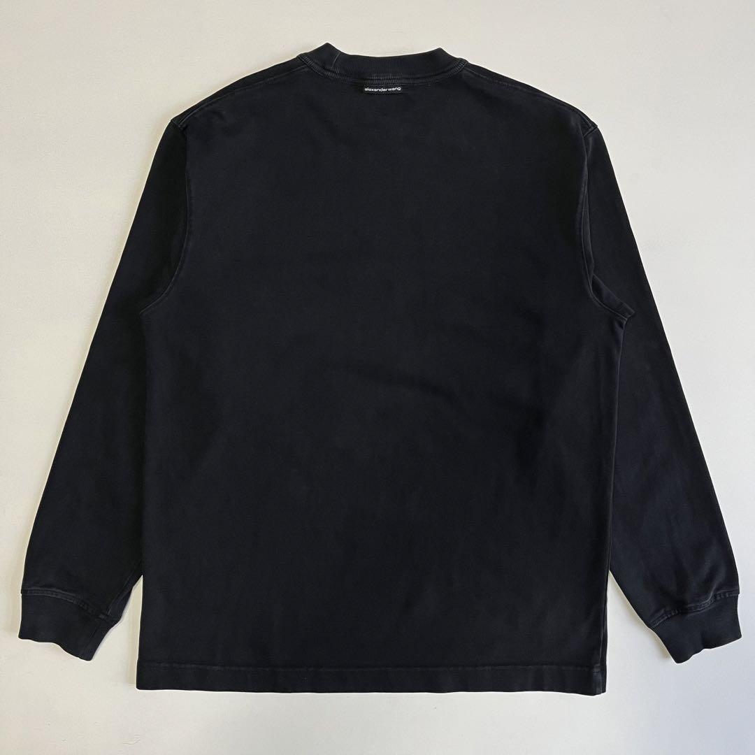 ALEXANDER WANG ロゴ ロンT ブラック
