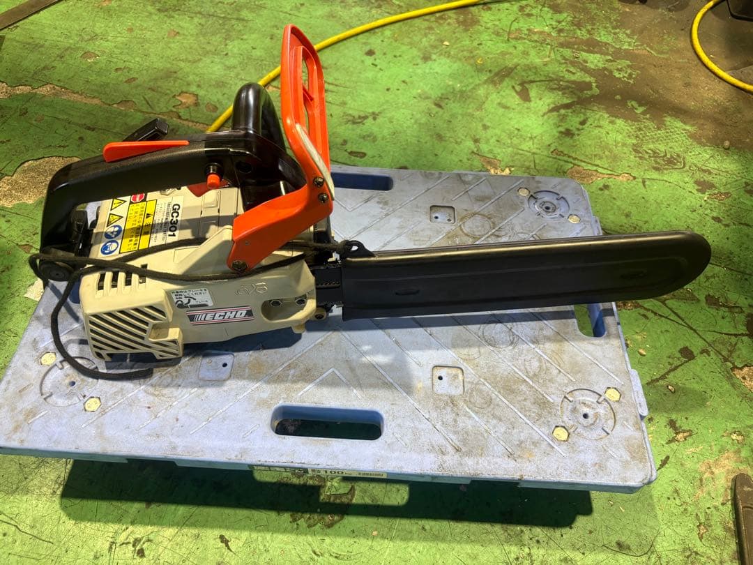 実働整備済 共立 ECHO GC301 エンジンチェーンソー傷や汚れあり