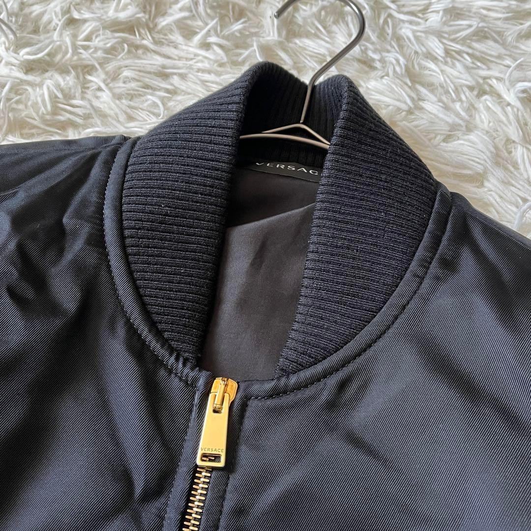 VERSACE ヴェルサーチ 背面メデューサ刺繍 MA-1 ブルゾン