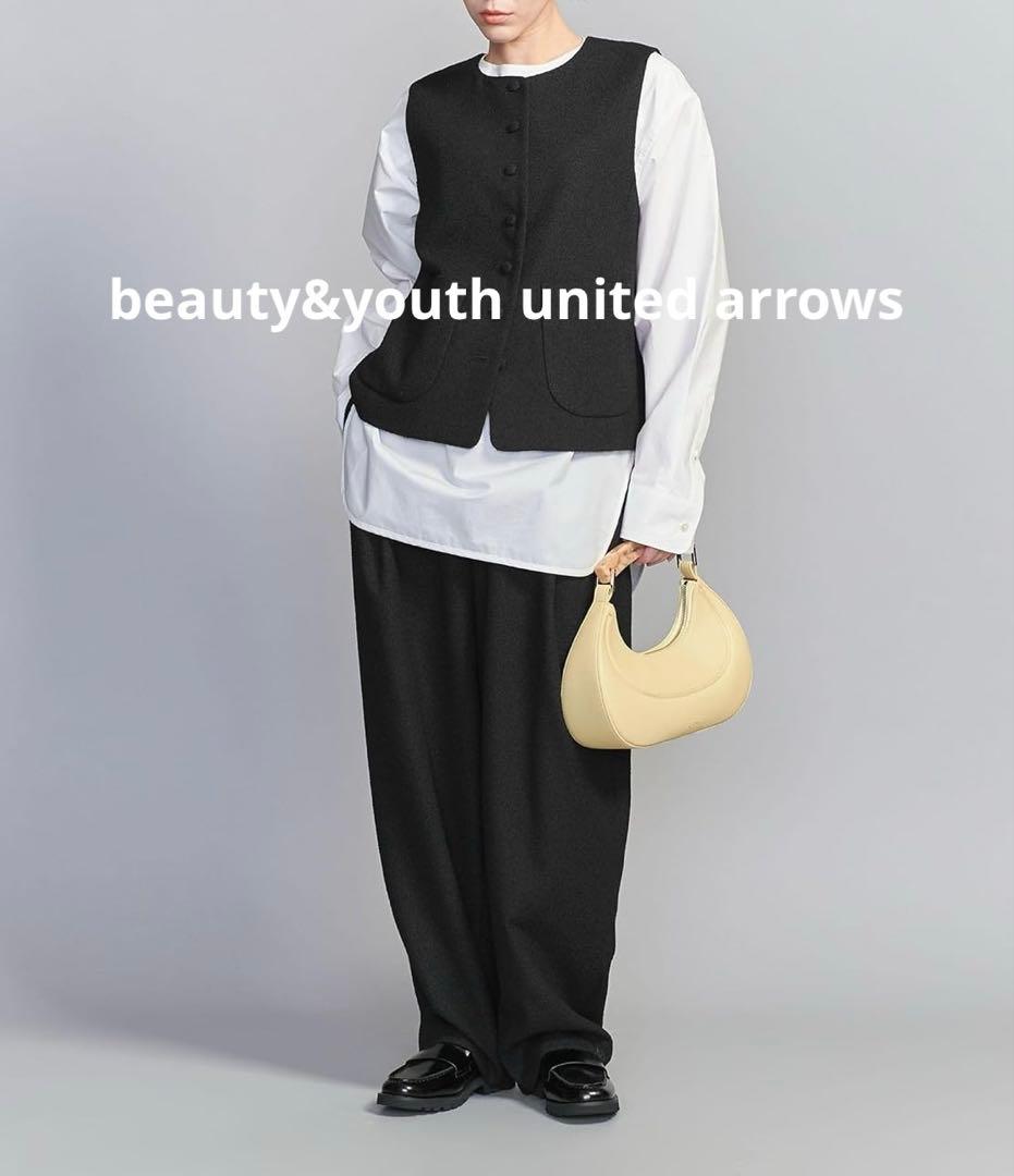 b y united arrows ツイードライクベストM BEAUTY YOUTH UNITED ARROWS