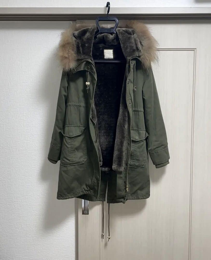 ローリーズファーム LOWRYSFARM モッズコート アウター 緑