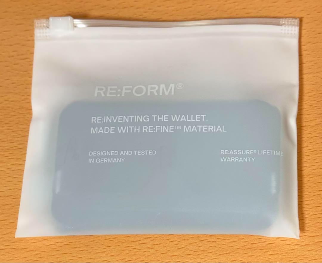 新品】RE:FORM® RE:01 コインスリーブ
