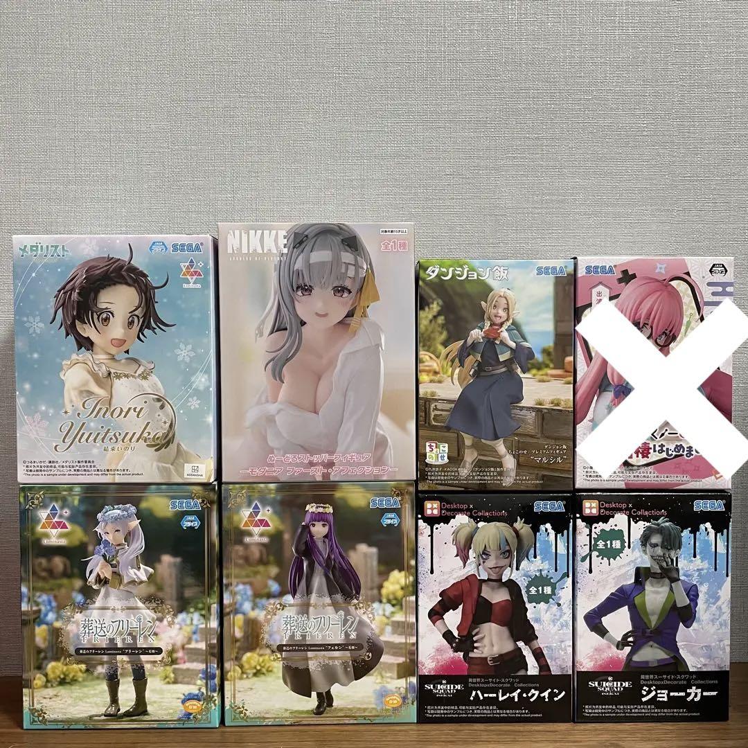 結束いのり等　最新プライズフィギュア　まとめ売り　8点セット