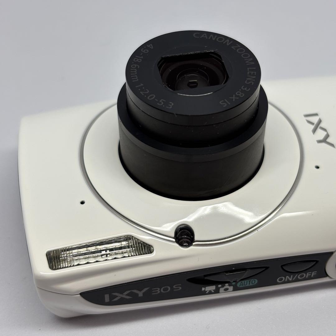 美品 動作確認済 Canon IXY30S 希少なホワイト