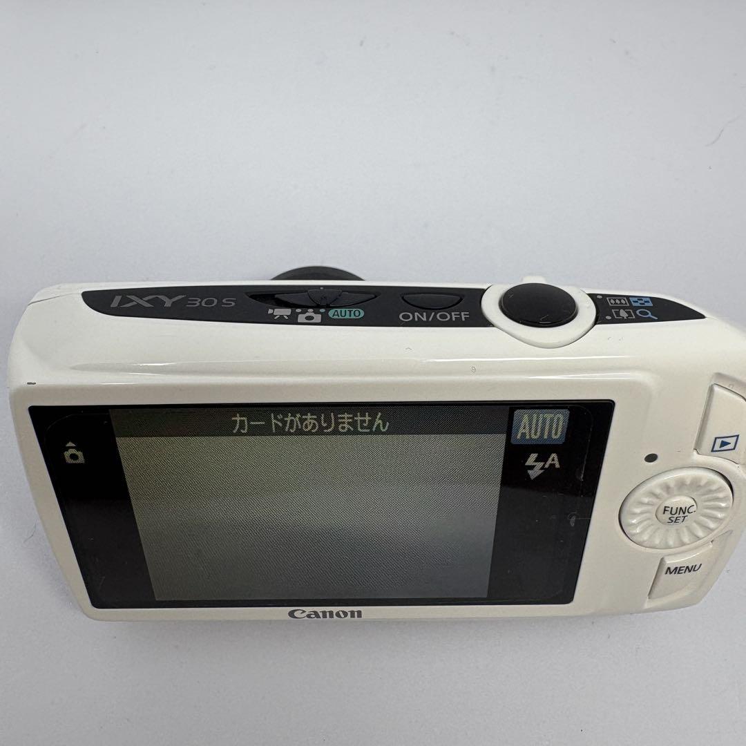 美品 動作確認済 Canon IXY30S 希少なホワイト