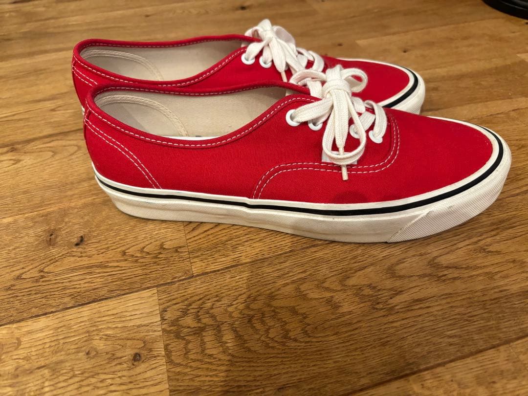 vans authentic 44Dx 赤 27cm アナハイムファクトリー